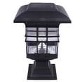 thumbnail image 1 of UPOUART Solar Post Light Outdoor Lamp For Garden Black With White Light Easy Installation Safe For Daily Use, 1 of 7
