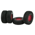 thumbnail image 3 of 1.9 Inch RC Tires, Excellent Grip RC Car Tyre Rubber  For RC Off Road Vehicles For RC Crawler Black,Red,White, 3 of 8