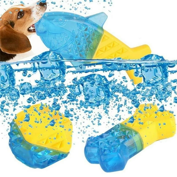 IGEED Doggy Toothbrush Chew Toy,3PCS Dental Dog Chew Toys,Durable Nylon Chewing Toys for Dogs,Done Bone Toy,Teeth Cleaning Bones for Chewers Help Remove Plaque and Tartar