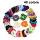 thumbnail image 1 of Gomas para el cabello de terciopelo, paquete de bandas para el cabello, accesorios para el cabello para niñas, bandas de goma gruesas, coletas de colores para mujeres Xemadio 2035938-2, 1 of 8
