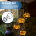 thumbnail image 4 of Uxcell Paquete de 4 Tuercas de Ojo de Elevación, Carga Máxima de 5kg, Ganchos de Accesorios de Luz M10 de 14mm para Colgar Lámpara Candelabro [Níquel Satinado], 4 of 6