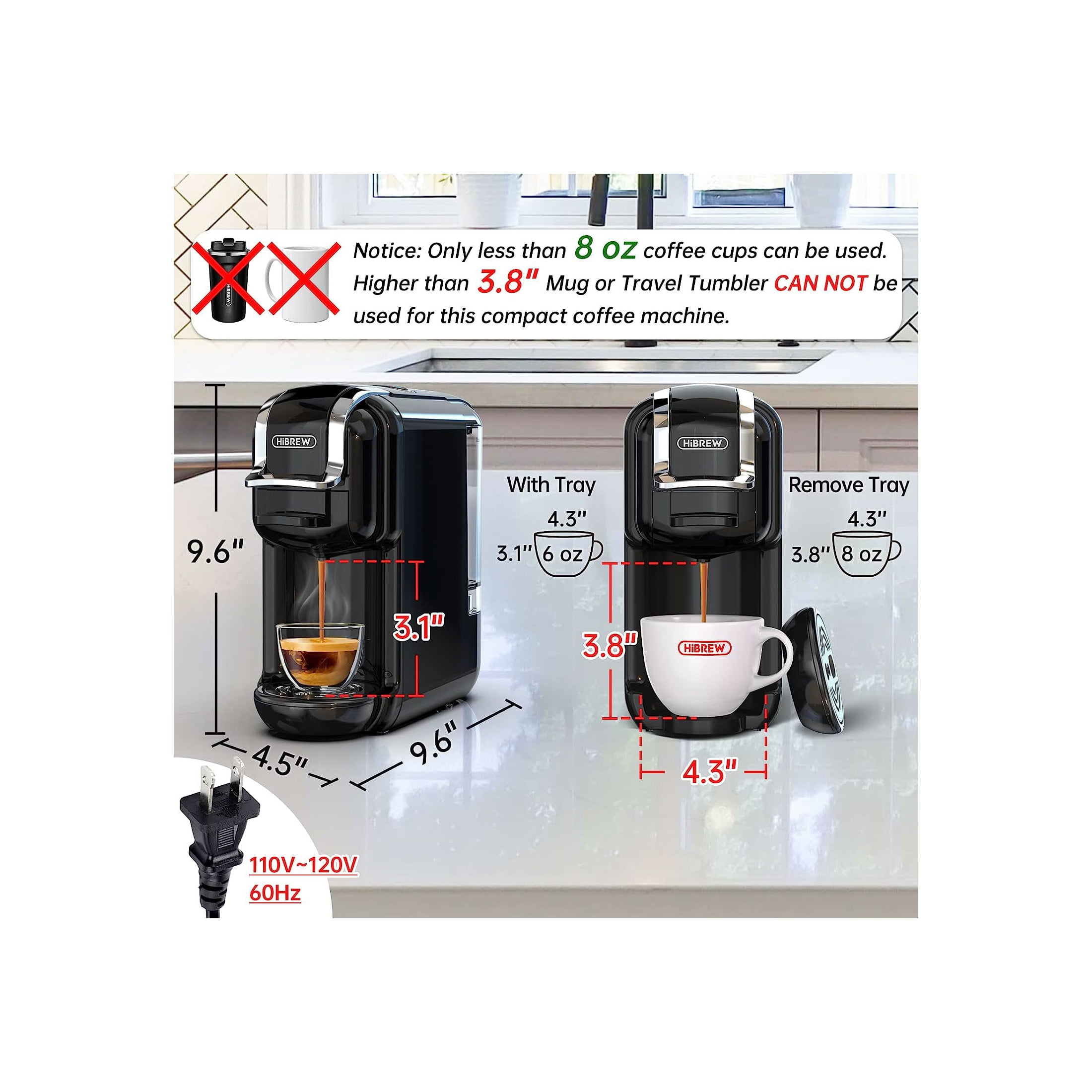 HiBREW 19Bar 5 in 1 Multiple Capsule Espresso Coffee Machine – STARBREW