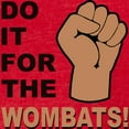 thumbnail image 3 of CafePress - Forthewombats - Womens Football Shirt, 3 of 4