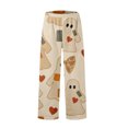 thumbnail image 5 of Trgacdwlo Halloween Fleece Pj Pants Women Funny Pumpkin Ghost Fuzzy Pj Pants for Women Spooky Season Fall Winter Warm Women's Sleep Pants, 5 of 6