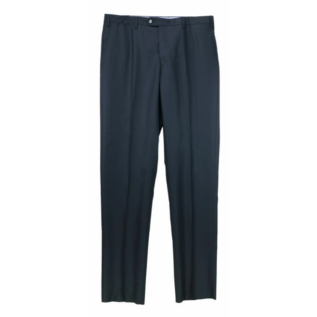 Vigano Men's 880 Navy 1959 Collection Wool Dress Pants - 38