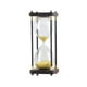 thumbnail image 2 of Temporizador de reloj de arena de vidrio de 30 minutos | Temporizador de arena duradero y resistente a las caídas | Adorno de vidrio transparente | Acento decorativo para escritorio | Herramienta de, 2 of 7