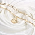 thumbnail image 6 of TURANDOSS&nbsp;Gold Initial Bracelets for Women 14K Gold Plated&nbsp;Layered Initial&nbsp;Charm Bracelets for Women Teen Girls&nbsp;Jewelry Gifts, 6 of 7
