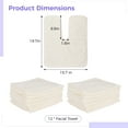 thumbnail image 5 of 12Pcs U-Shaped Facial Towels Split Design, Soft Esthetician Towel, Facial Stem Massage Cleansing Towel, Coral Fleece Face Cloth for Beauty Salons, Skin Care, SPA Centers, 5 of 6