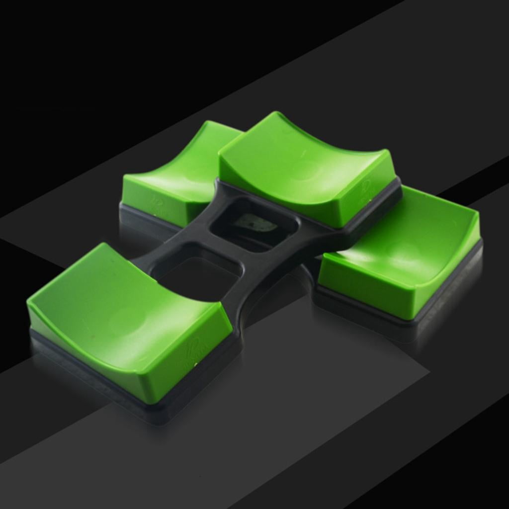 Yihuala 4Pcs Dumbbells Rest Bracket Mat Floor Protections Dumbbells Holder Floor Stand Weight Holder Dumbbells Rack Stan