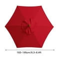 thumbnail image 3 of Parasol de Jardin de Rechange Pare-Soleil Parasol de Marché Dessus de Parasol Extérieur Dessus de Parasol, 3 of 5