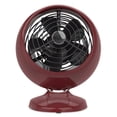 thumbnail image 4 of Vornado VFAN™ Mini Fan, Classic Vintage Circulator, Retro Metal Air Circulator, For Desk & Bedside, 2 Speeds, Adjustable Tilt, Personal Cooling with Targeted Airflow, Quiet Fan, Claret, 4 of 5