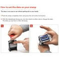 thumbnail image 5 of Heavy Duty Date Stamp with "DEPOSITED" Self Inking Stamp - 2 Color Blue/Red Ink, 5 of 5