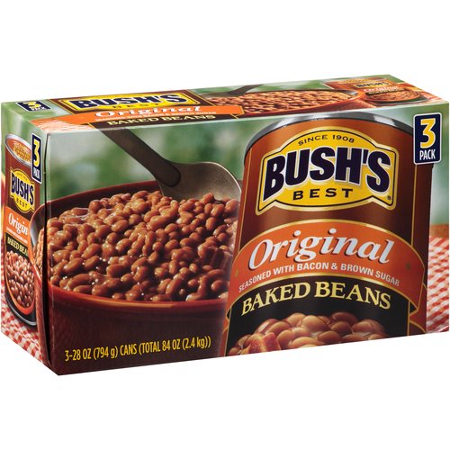 Bush's Best Original Baked Beans 28 oz 3 Ct