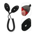 thumbnail image 2 of Miangastore Retractable Remote Control Tether with Spring Wire for Protection Use Black Plastic, 2 of 9