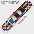 thumbnail image 3 of Yayeee Double Oven Mitt Kitchen Heat Resistant Baking 35" x7" Quilted Glove, White Checkered Pattern, 3 of 6
