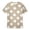 Khaki, variant on REDARER Girls Short Sleeve T-Shirt Polka Dot Print Casual Breathable Summer Daily Wear Tee,13-14 Years