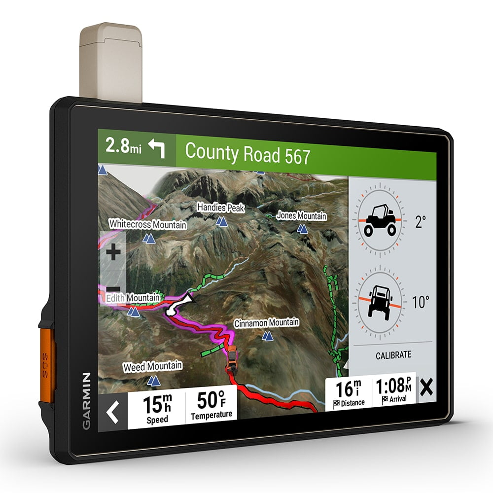 Garmin Tread XL Overland Off-Road Navigator Bundle with PlayBetter 5000mAh Portable Charger - 10-Inch Rugged Powersport GPS for UTV & ATV Trail