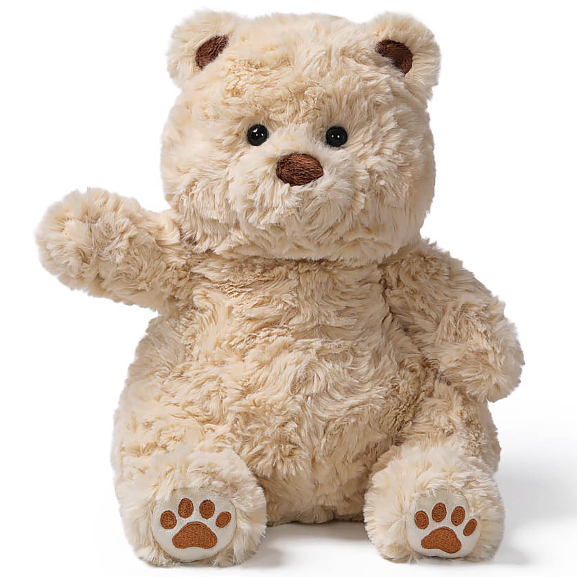McHugs: Forest Series - Raffles Bear - 9.8" Light Brown Stuffed Animal Plush, Soft Weighted Cuddle Toy, Cozy Comfort Play Companion, Baby-Toddler-Kids