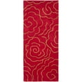 thumbnail image 5 of SAFAVIEH Soho Trinity Floral Wool Area Rug, Red, 6' x 9', 5 of 10