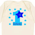 thumbnail image 4 of Inktastic 1st Birthday Boy Stars Boys Long Sleeve Baby Bodysuit, 4 of 5