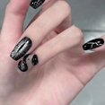 thumbnail image 6 of Black White Snake Nail Stickers 3 Sheets Adhesive Decals with Snake Designs Nail Art Decoration for DIY Manicure, 6 of 9