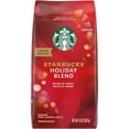 thumbnail image 2 of Starbucks Ground Coffee Bag, Holiday Blend, Medium Roast Coffee, 100% Arabica Coffee, Notes Of Sweet Maple & Herbs, 10-Ounce Bag (Pack Of 2), 2 of 3