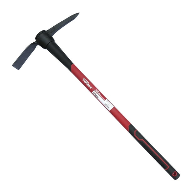 Hyper Tough 2.5 lb Garden Pick Mattock Fiberglass 35" Handle