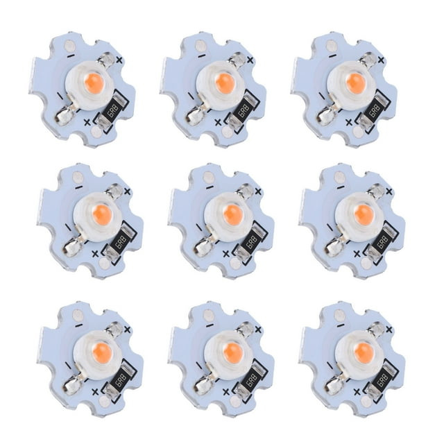 Pack of 25 5V LED Chips 1W High Performance LED Lamp Beads, High Brightness, Durable, for DIY Lighting