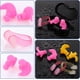 thumbnail image 5 of 6 pares de tapones para los oídos con clip para la nariz, reutilizables y lavables, para ducha, baño, surf, esnórquel y otros deportes acuáticos, 5 of 5