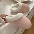 thumbnail image 7 of Fesfesfes Women Slip On Shoes Winter Indoor Soft Soles Cotton Slippers Gooses Eggs Shoes Bedroom Warm Cotton Shoes Plush Slippers Ladies Cotton Slippers 6.5-7(38-39), 7 of 7