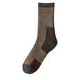thumbnail image 4 of Mikilon Absorb Sweat Socks foe Men Winter Middle Tube Socks Patchwork Color Plus Velvet and Thicken Warm Socks, 4 of 4