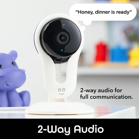 Geeni Aware 1080p Indoor Smart Home Security Camera with 2-Way Talk, Night Vision and Motion Alerts, Works with Alexa and Google Assistant, No Hub Required, White (2 Pack)