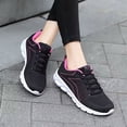 thumbnail image 6 of AUDeals Womens Running Safety Shoes Tennis Gym Sneakers Casual Comfortable Slip On Walking Lightweight Athletic Workout Breathable (Hot Pink, 7.5), 6 of 9