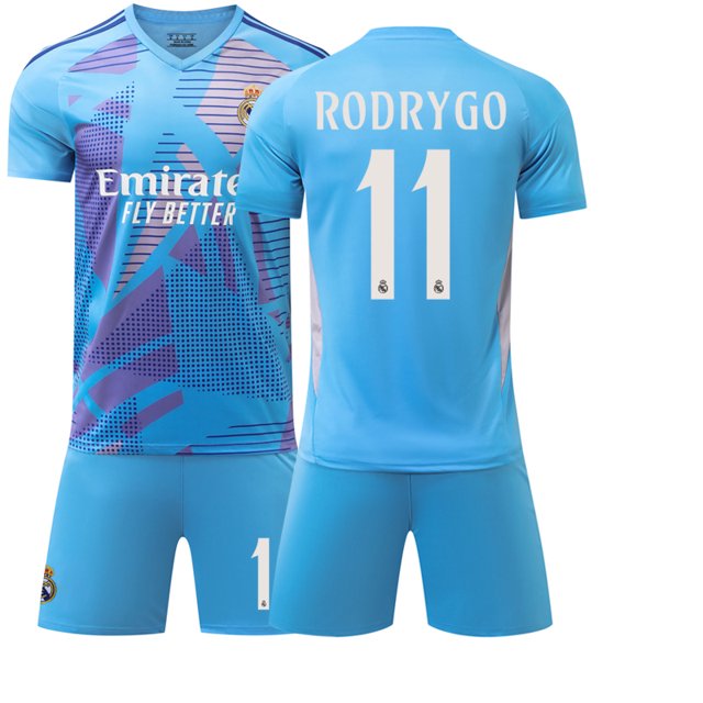 2025 Men's Boy's Soccer Uniform VINI JR.7# MODRIC 10# RODRYGO 11# Football Jersey