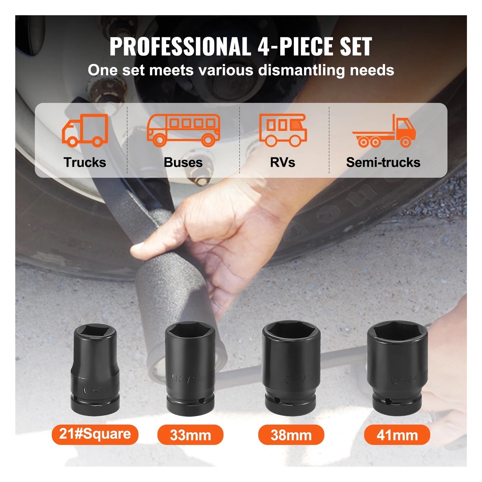 Torque Wrench Set Socets Multiplier Drive Lug Nut Wrench Heavy Duty Torque Multiplier with Case