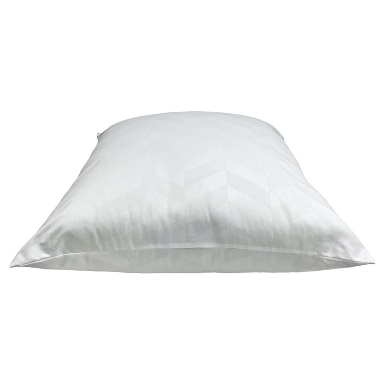 700-Fill-Power Sateen White Goose Down Pillow Pale Blue Firm King, Cotton | L.L.Bean