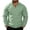 16# Mint Green, variant on Men's Classic Zip Front Polar Fleece Jacket Dark Gray M