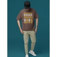 thumbnail image 2 of Churro Pattern Fiesta Print Graphic Men's T-shirt, 2 of 4
