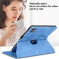 thumbnail image 5 of Case for iPad Pro 13 inch (M4) 2024, Rotating Shockproof Stand Folio Cover, Blue, 5 of 7