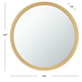thumbnail image 3 of SAFAVIEH Jove 24 in. Dia. Round Solid Mirror, Gold, 3 of 5