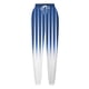 thumbnail image 4 of Puntoco Pantalones De Chándal Con Cintura Elástica Y Bolsillos Estampados A Rayas Para Mujer, Pantalón Informal, Color Azul, Xxl, 4 of 5