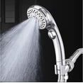 thumbnail image 2 of Ducha de mano con manguera de alta presión de 1,5 m Ducha portátil de ahorro de agua de 5 chorros con manguera de ducha Botón de parada de agua de una tecla Tipo de nueve segmentos oso de fresa Electrónica, 2 of 5