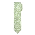 thumbnail image 2 of Jacob Alexander Men's Woven Bold Vine Pattern Slim 2.5 inch Width Neck Tie - Green, 2 of 7