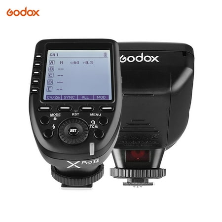 Godox Xpro-N i-TTL Flash Trigger Transmitter with Large LCD Screen 2.4G Wireless X System 32 Channels 16 Groups Support TTL Autoflash 1/8000s HSS for Nikon Series Cameras for Godox Series Camera