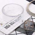 thumbnail image 1 of Womens Pin Buckle Transparent Wide Belts Invisible Clear Waistband, 1 of 1
