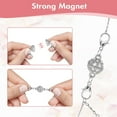 thumbnail image 3 of Pack of 12 Gold and Silver Color Magnetic Lobster Clasps for Jewelry. Strong Magnet Accessory for Necklace, Bracelet. DIY Friendly. (Ball), 3 of 5