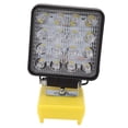 thumbnail image 4 of Luz de trabajo portátil de 20 W, 16 LED, cabezal giratorio, inalámbrica, portátil, para acampar al aire libre y senderismo., 4 of 14