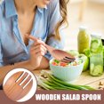 thumbnail image 5 of 2 Pieces Acacia Salad Fork Wood Serving Utensils Spork Household, 5 of 6
