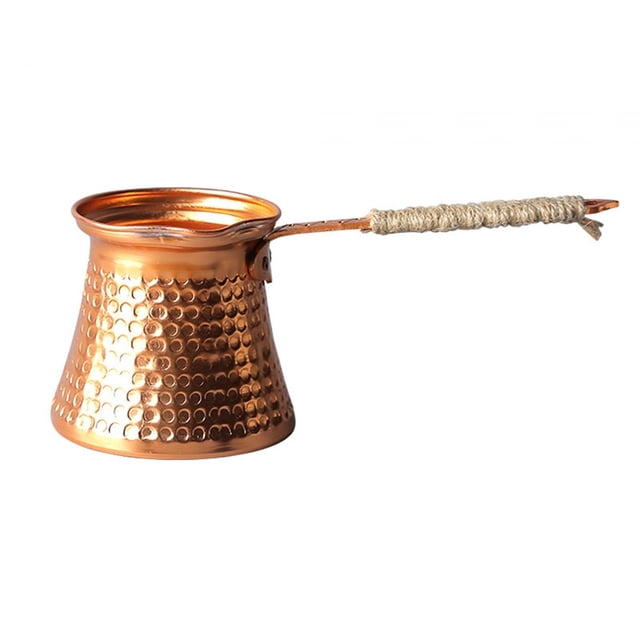 Luzkey Turkish Coffee Pot Coffee Maker Cafe Accessories Bar Tea Maker Pouring Heavy Duty Melting Arabic Greek Pot Turkish Coffee Cup