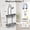 Black, variant on Aluminum Shower Caddy Hanging, 2-Tier Shower Organizer with Hooks and Soap Holder, Rust-Resistant Shower Rack for Bathroom, Gold Finish